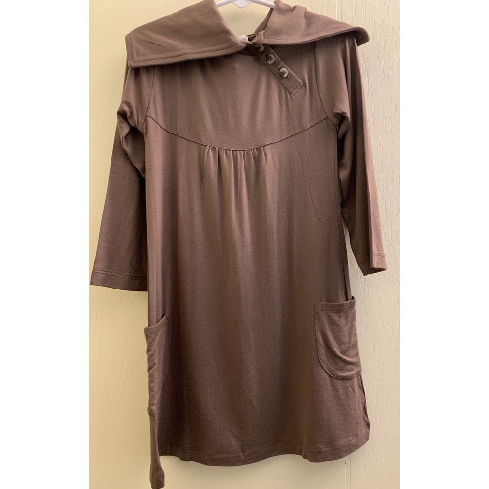 Kate Quinn Lounge Dress. Chocolate Brown Size 4T New With Tags.